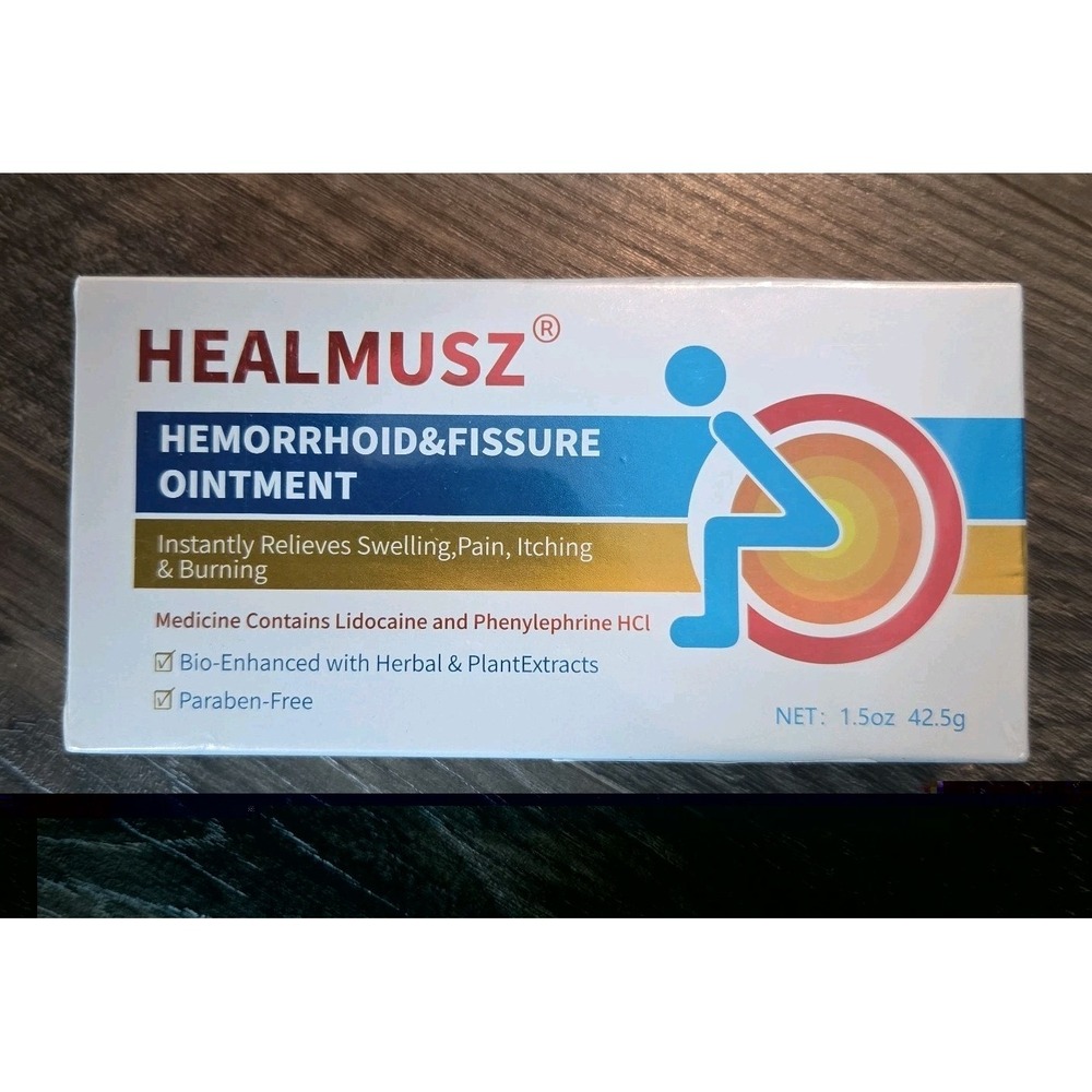 Healmusz Hemorrhoid And Fissure Ointment 1.5oz New 2027